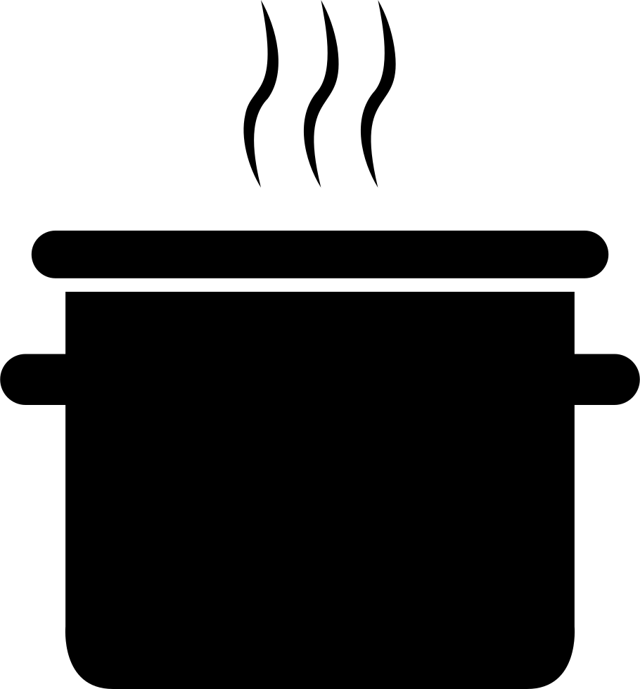 Cooking Pot Silhouette PNG Image