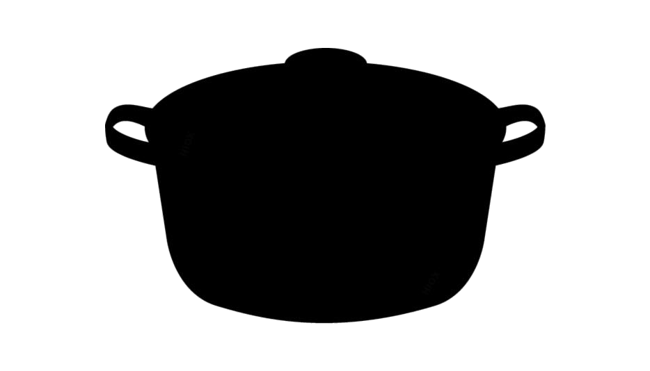 Cooking Pot Silhouette PNG Picture