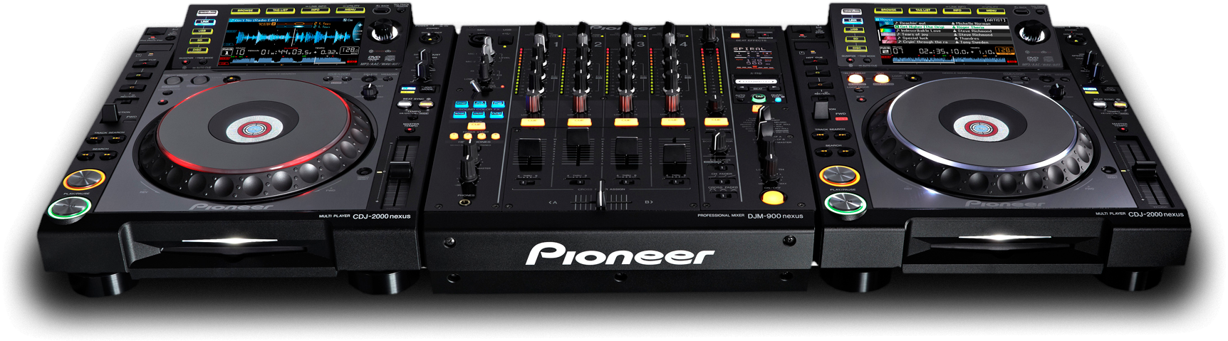 Disque jockey pioneer DJ Controller PNG