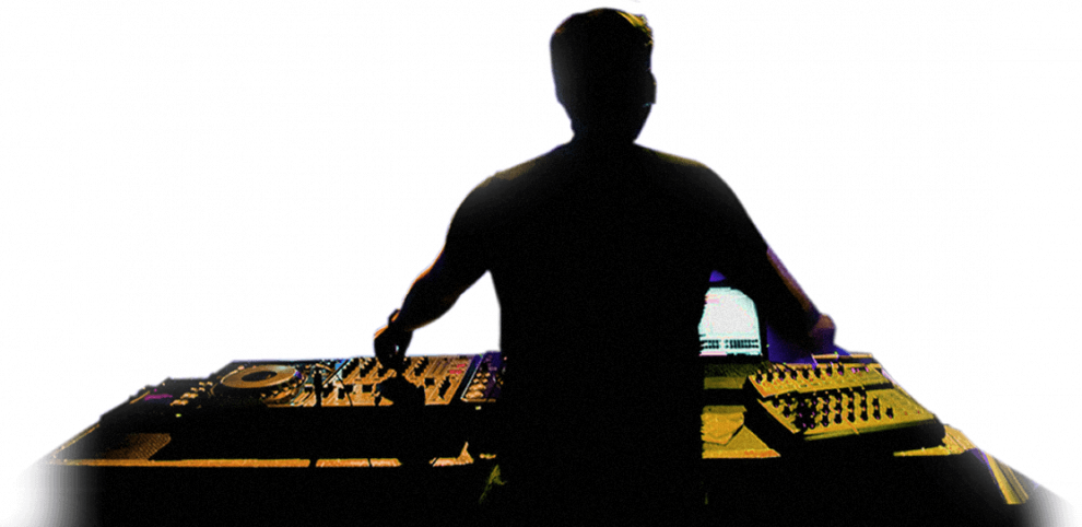 Disc Jockey Silhouette PNG Images HD