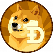 Doguecoin crypto logo Png recorte