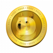 Dogecoin crypto logo png pic