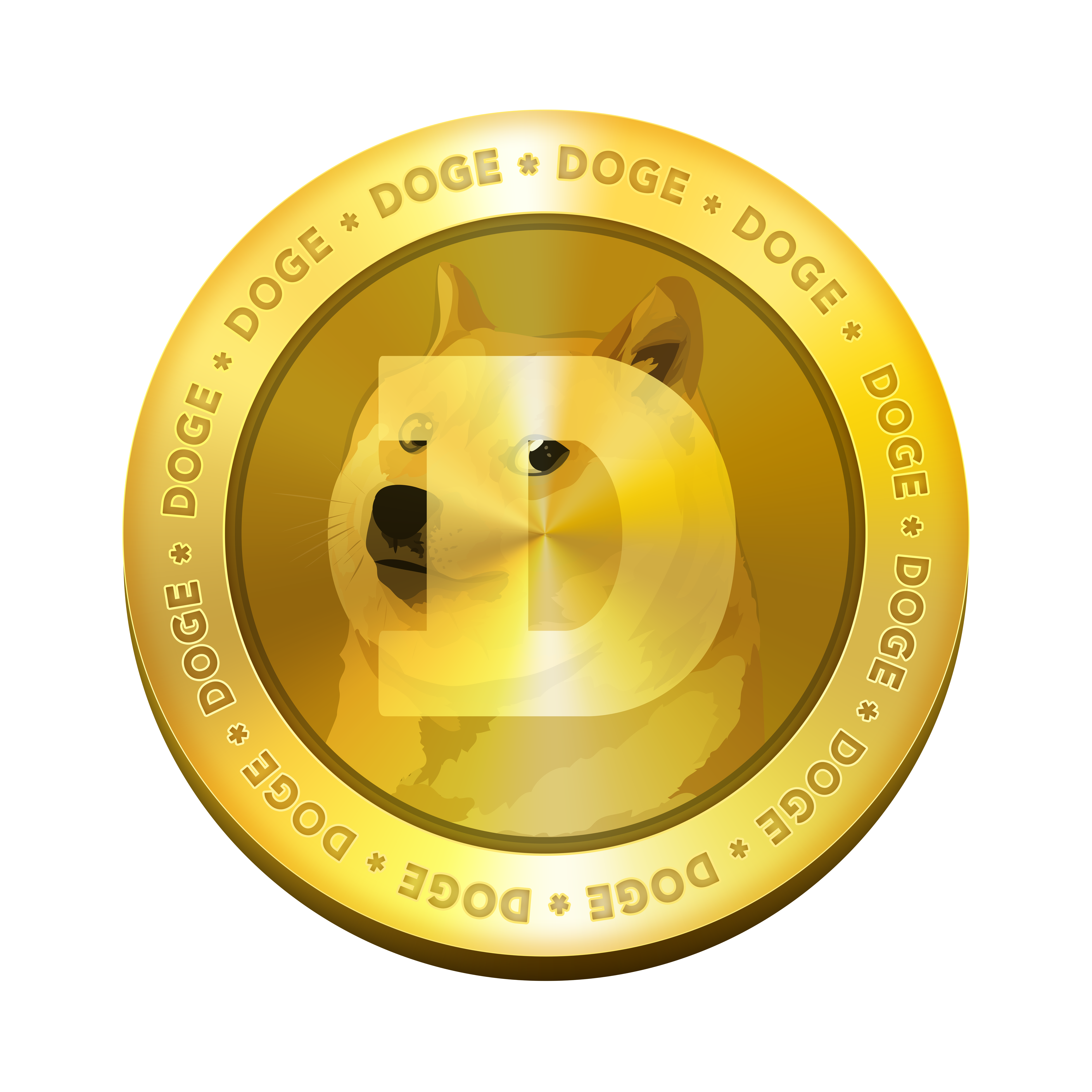 Dogecoin Crypto Logo PNG Pic