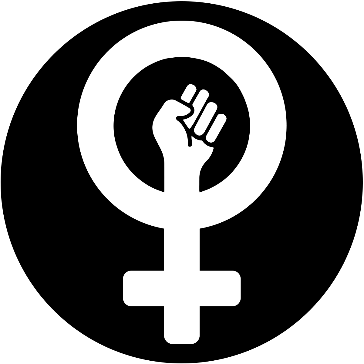 Feminisme silhouet png clipart