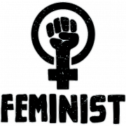 Feminizm silueti PNG kesimi