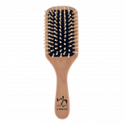 Hairbrush accessory transparent