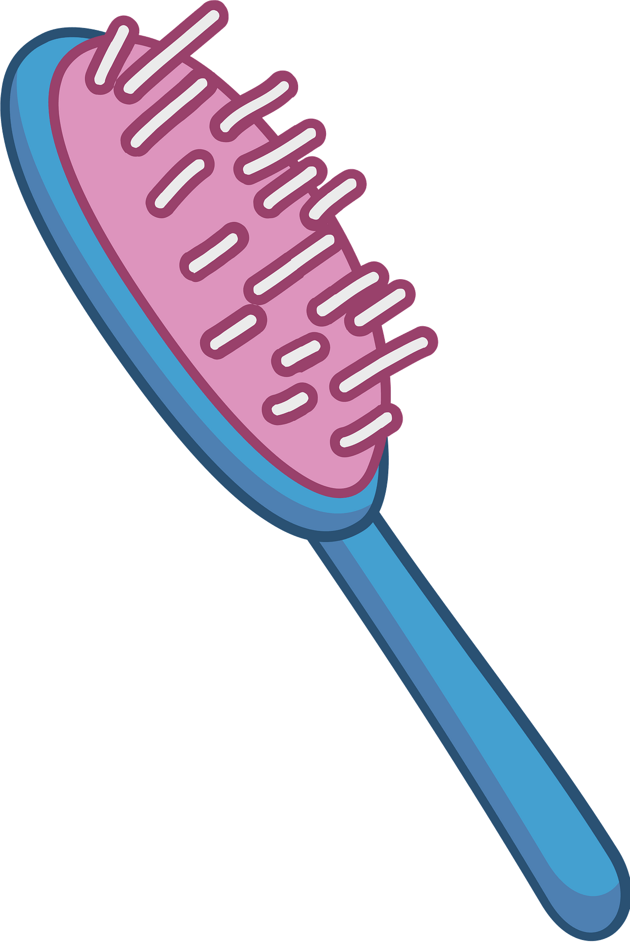 Hairbrush Grooming PNG Cutout