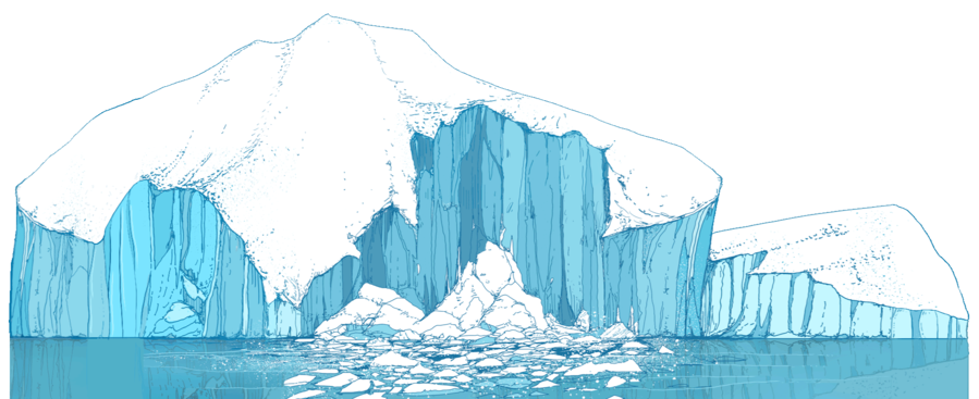 Iceberg Background PNG