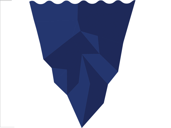 Iceberg Underwater PNG HD Quality