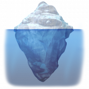 Iceberg Underwater Transparent PNG