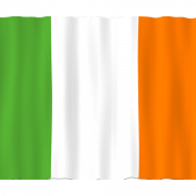 العلم أيرلندا شفافة