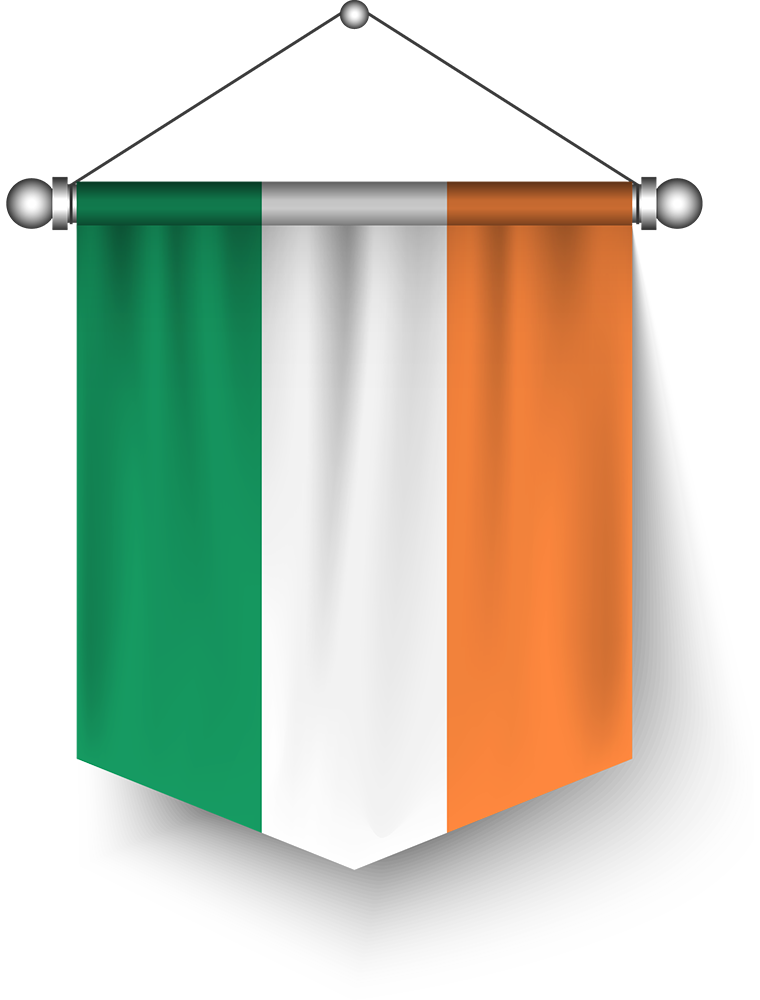 Ireland Flag Vector PNG Photo