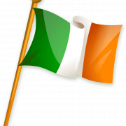 العلم أيرلندا يلوح