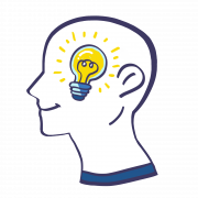 Knowledge Brain PNG Cutout