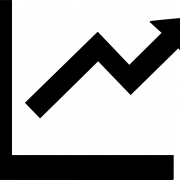 Line Chart Silhouette PNG Images