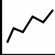 Line Chart Silhouette PNG Pic