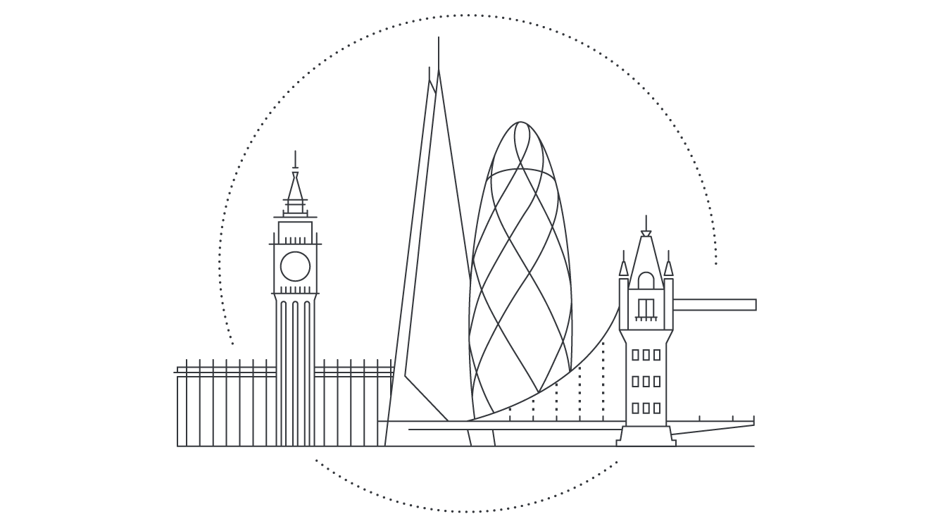 London Silhouette PNG