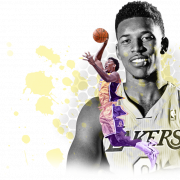 Los Angeles Lakers Spieler PNG -Datei