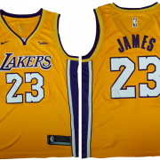 File PNG della maglietta di Los Angeles Lakers