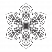 Mandala Vector PNG Image