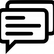 Message silhouette PNG