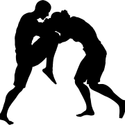 Mixed Martial Artist Silhouette PNG Pic