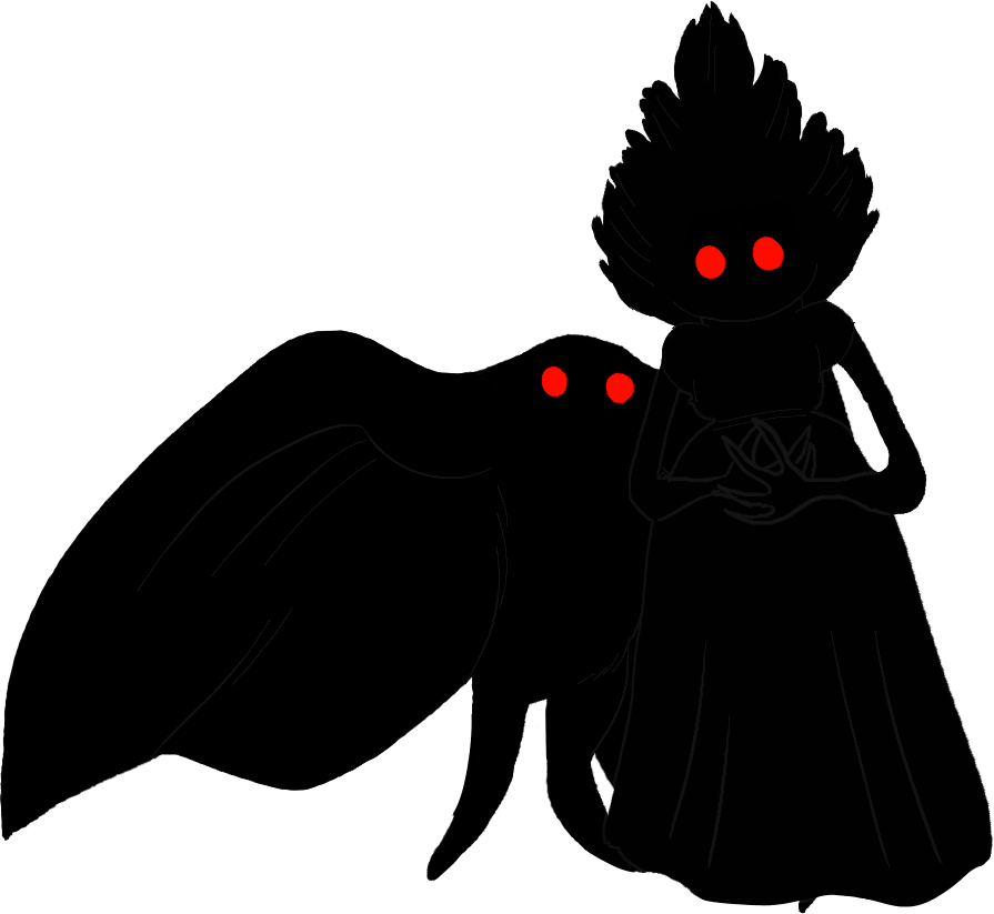 Mothman Silhouette PNG Images