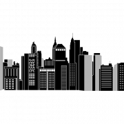 New York City Silhouette PNG Background