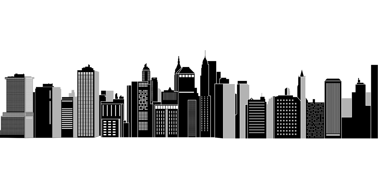 New York City Silhouette PNG Background