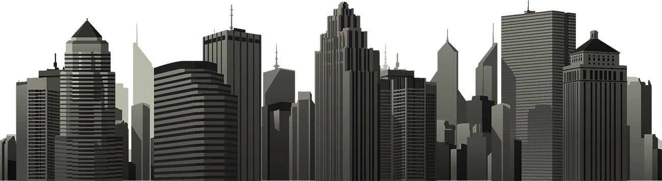 New York City Silhouette PNG File