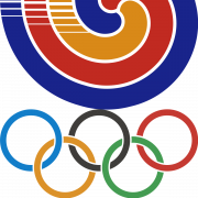 Olympische logo geen achtergrond