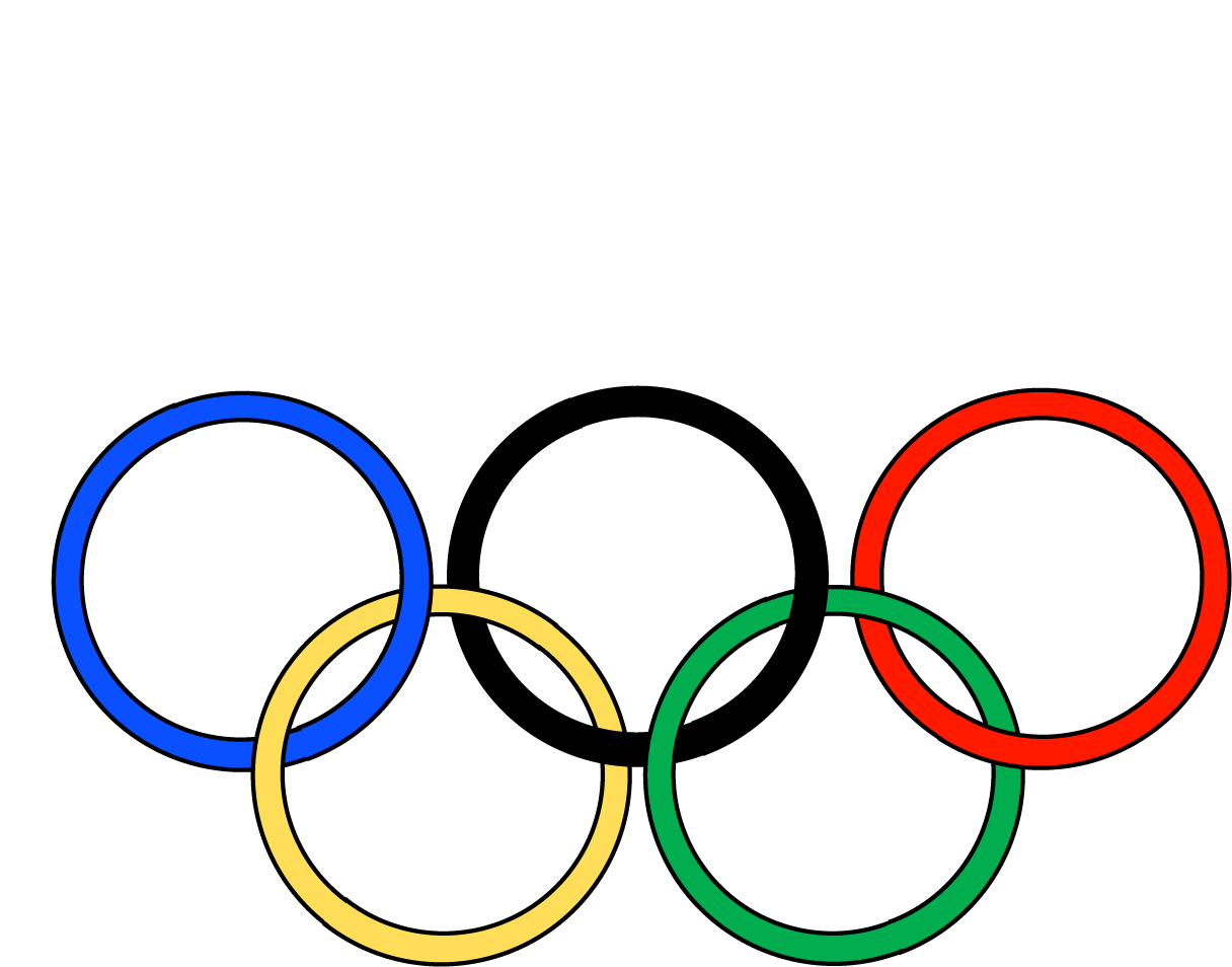 Olympische Logo PNG -bestand
