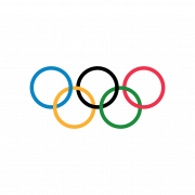 File trasparente del logo delle Olimpiadi