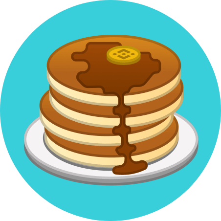 PancakeSwap Crypto Logo PNG Image