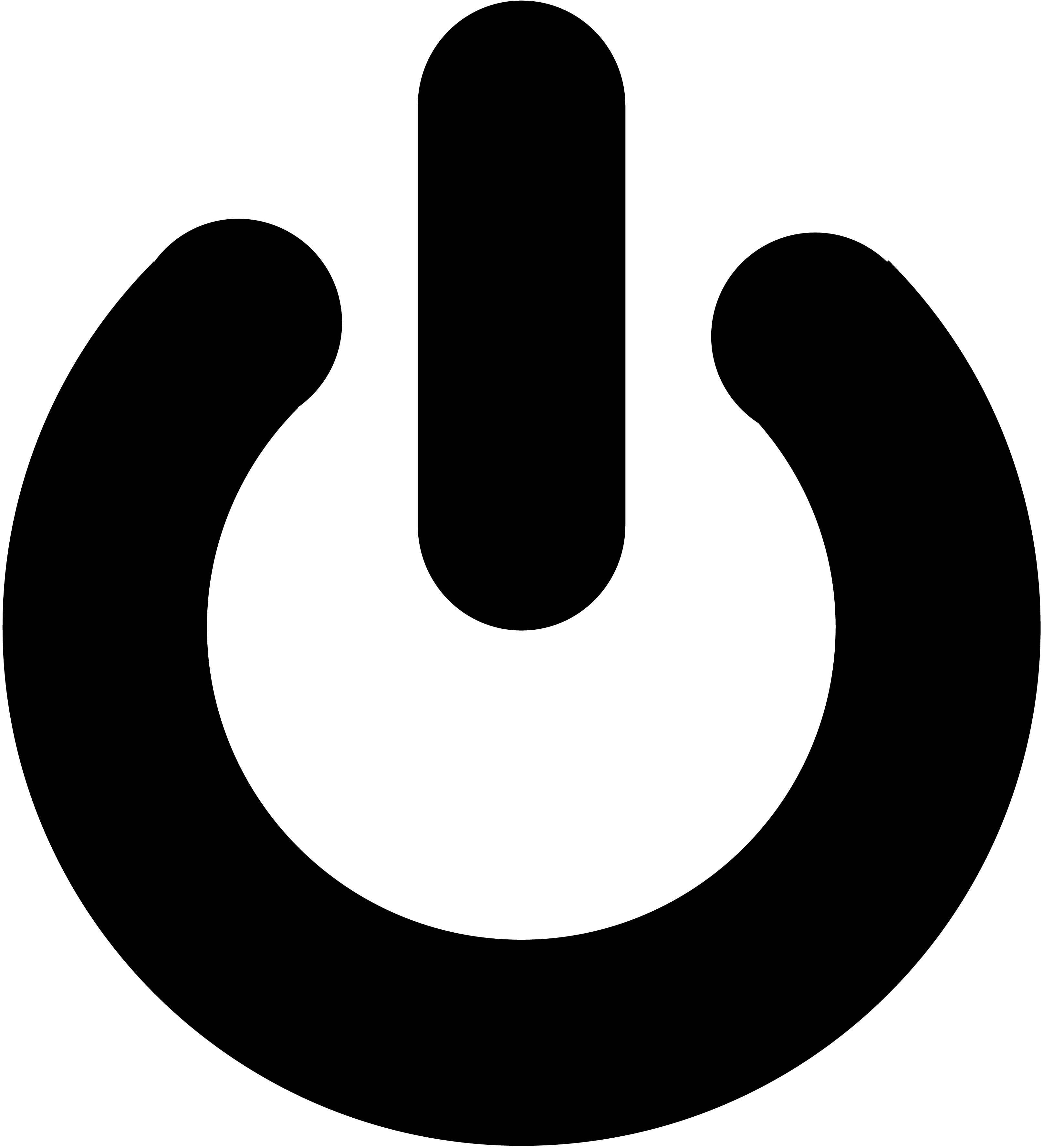 Güç Kapalı Logo Şeffaf