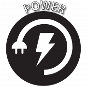 Power صورة ظلية PNG قصاصات فنية