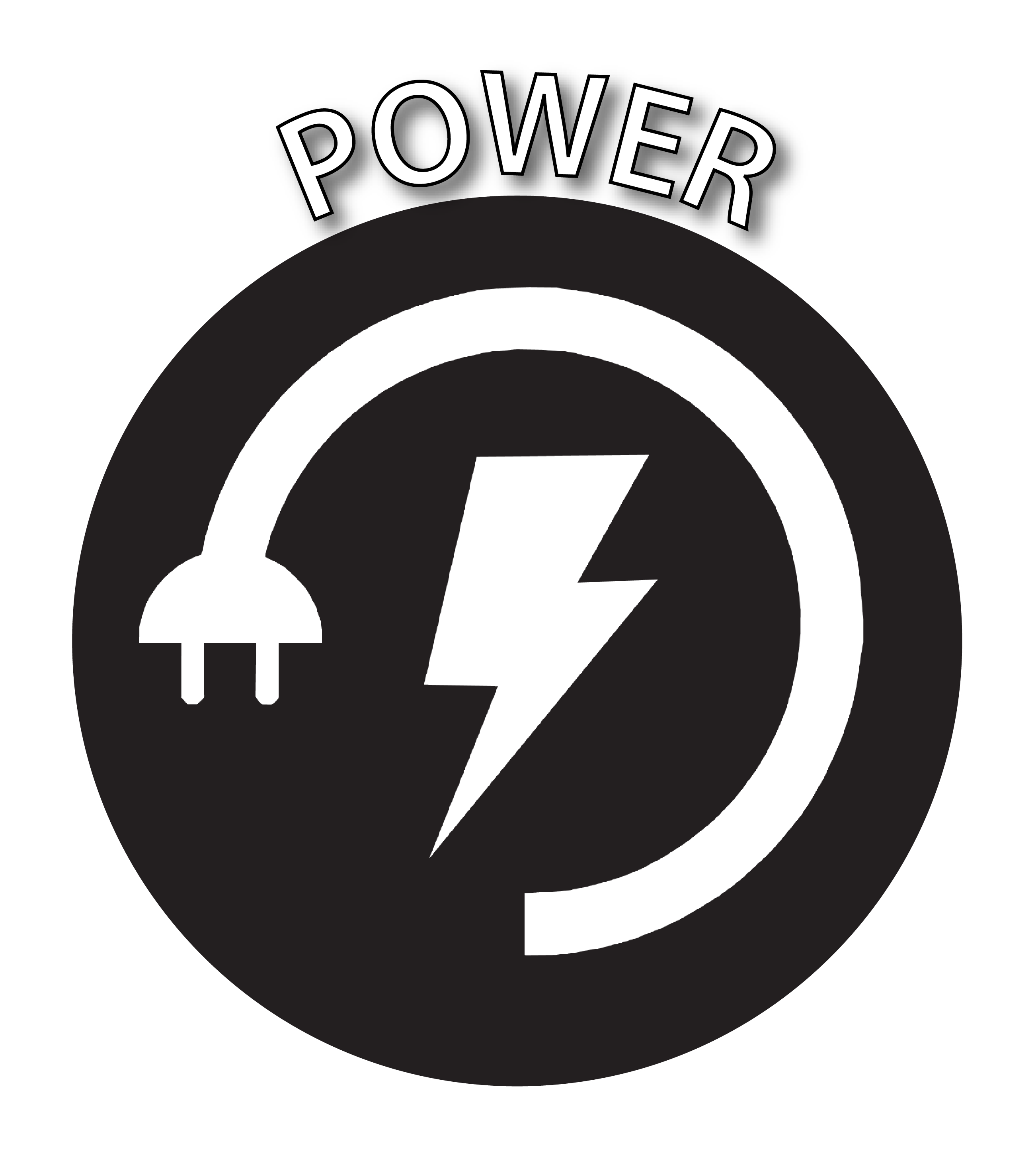 Power Silhouette PNG Clipart