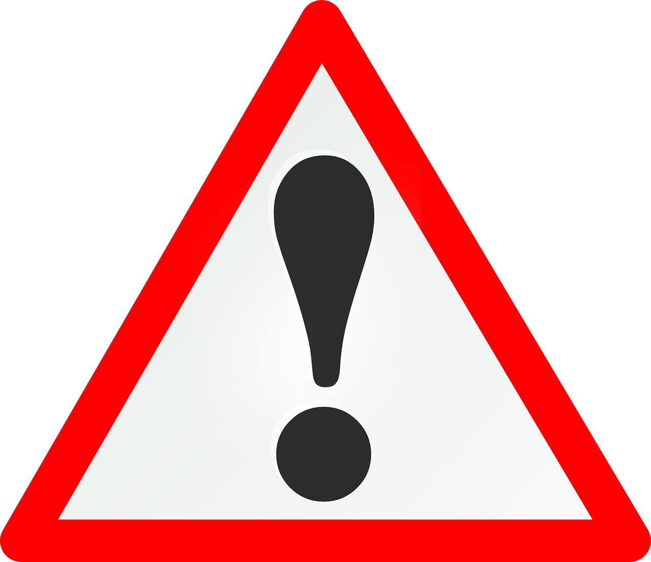 Red Attention Symbol PNG Image