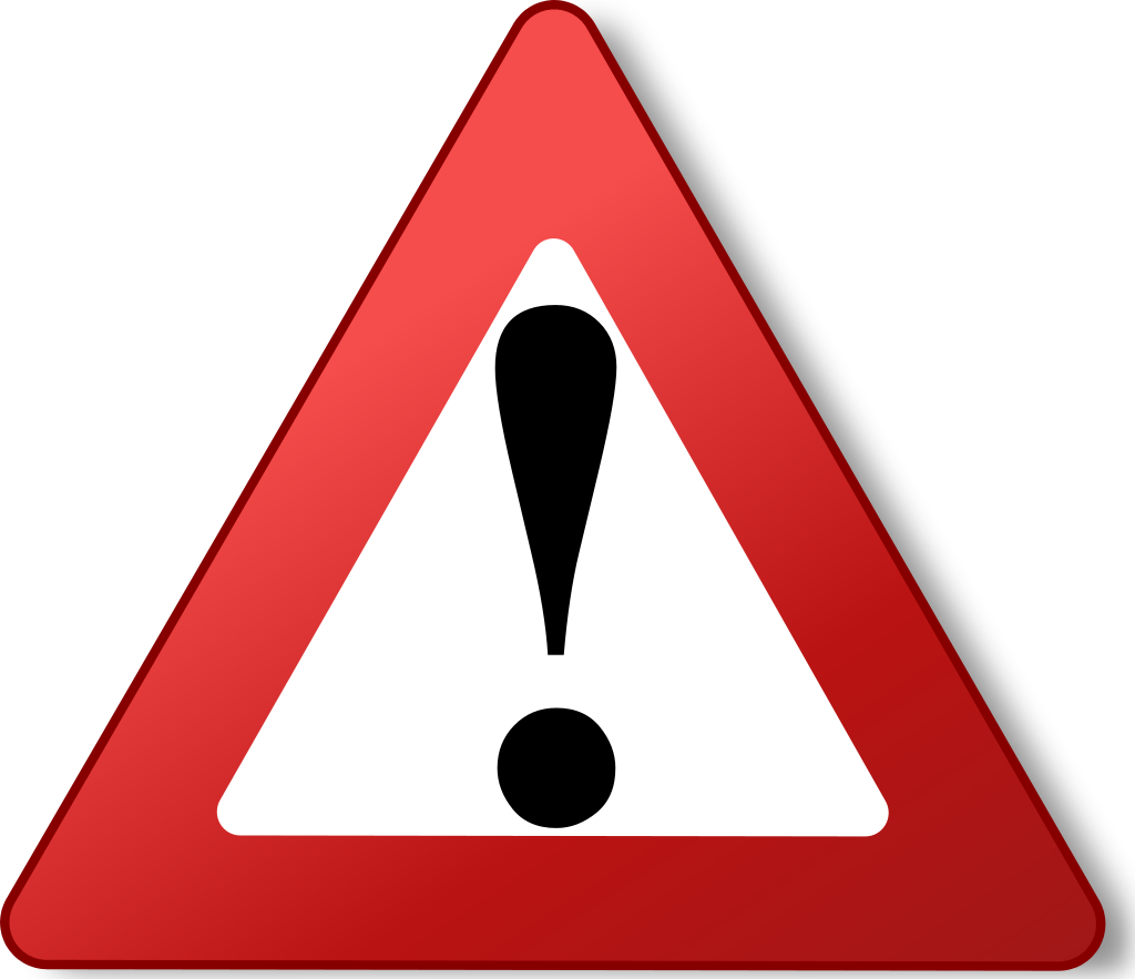 Red Attention Symbol PNG Images