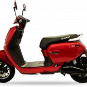 Red Scooter PNG Image