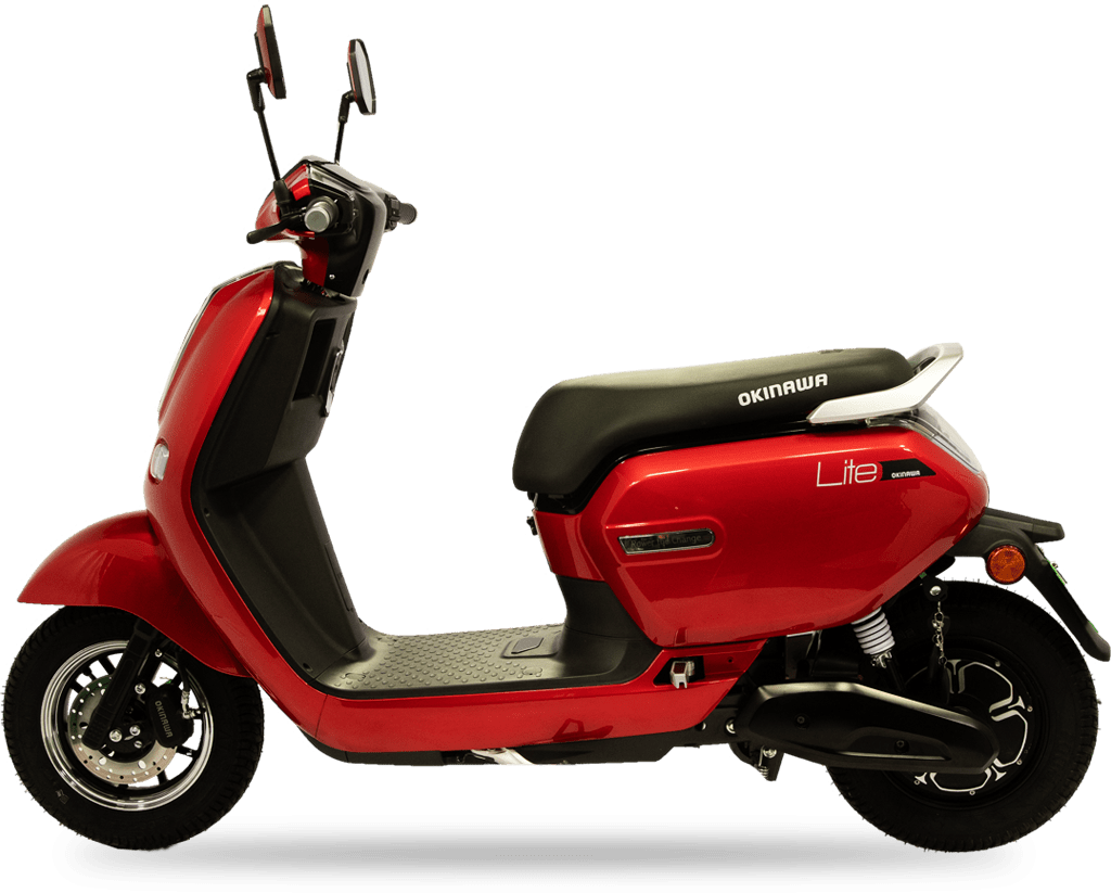 Image PNG du scooter rouge