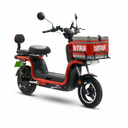 Red Scooter PNG Photo