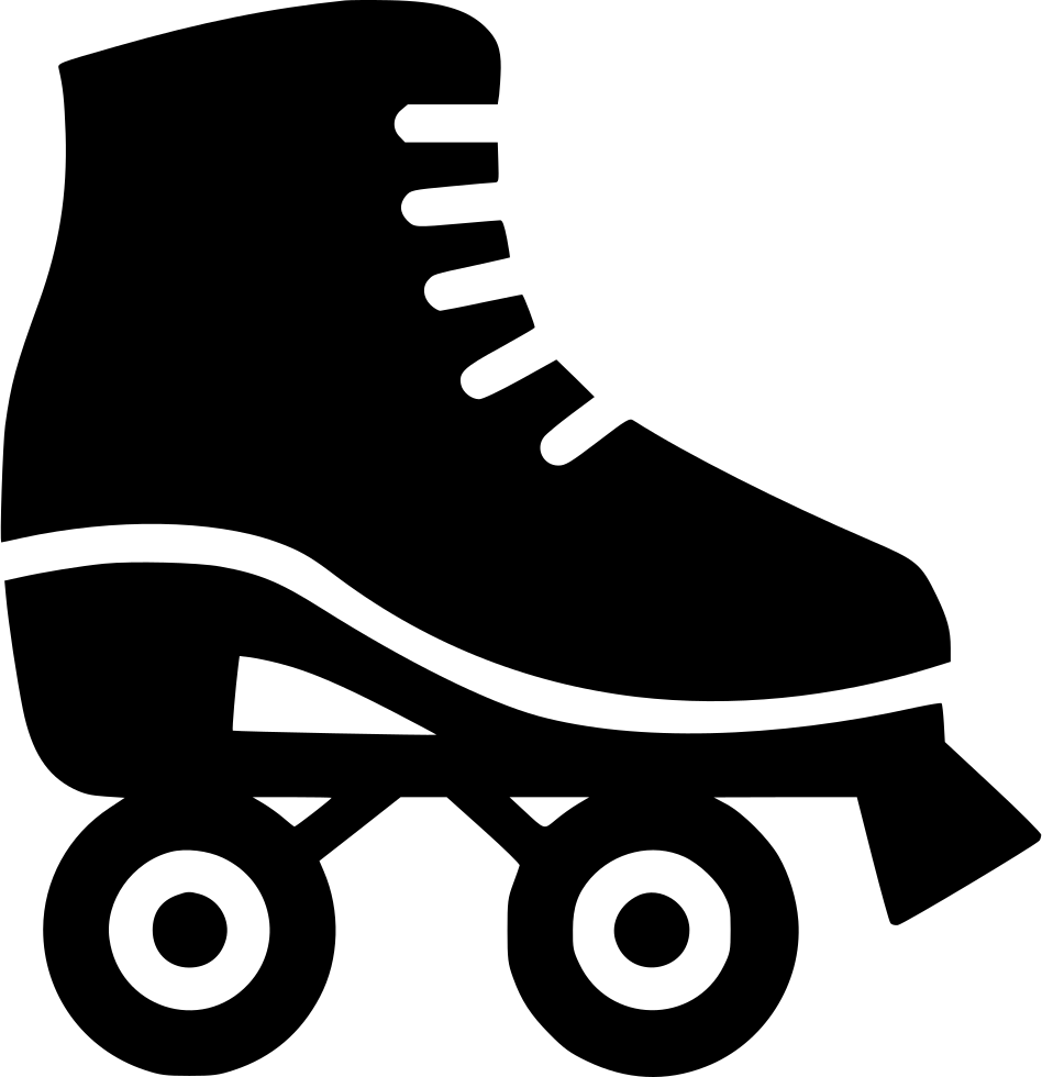 Skating Silhouette PNG Photo