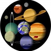 Recorte de PNG del sistema solar