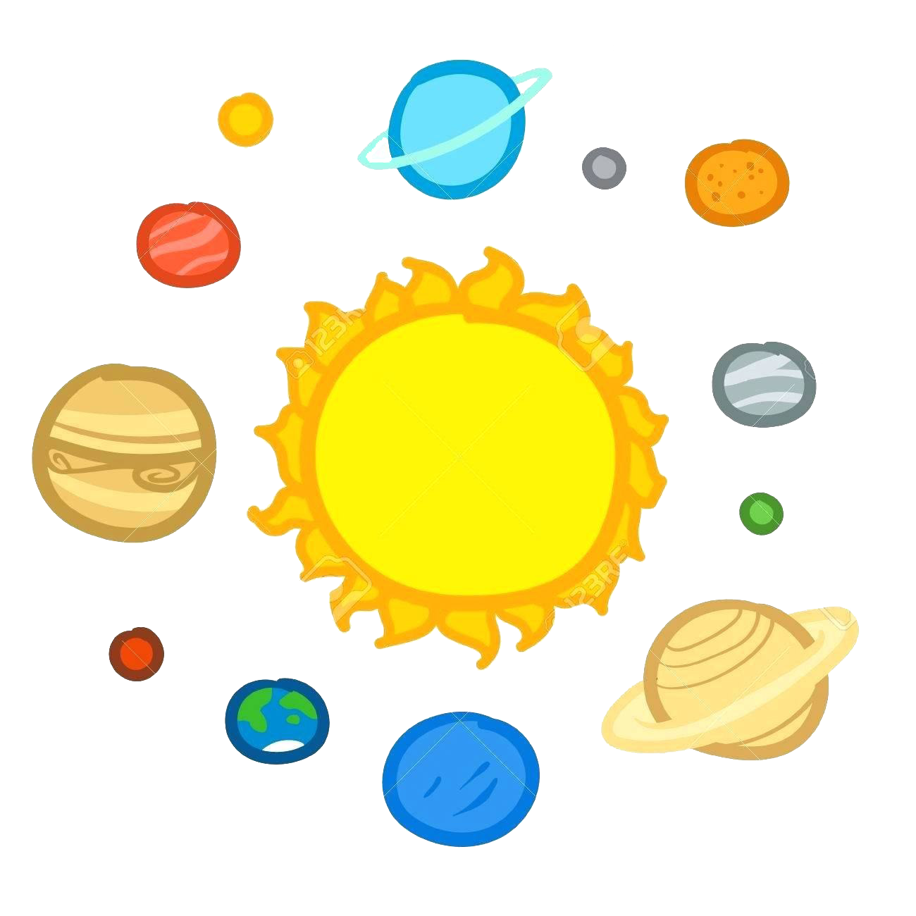 Solar System PNG Pic