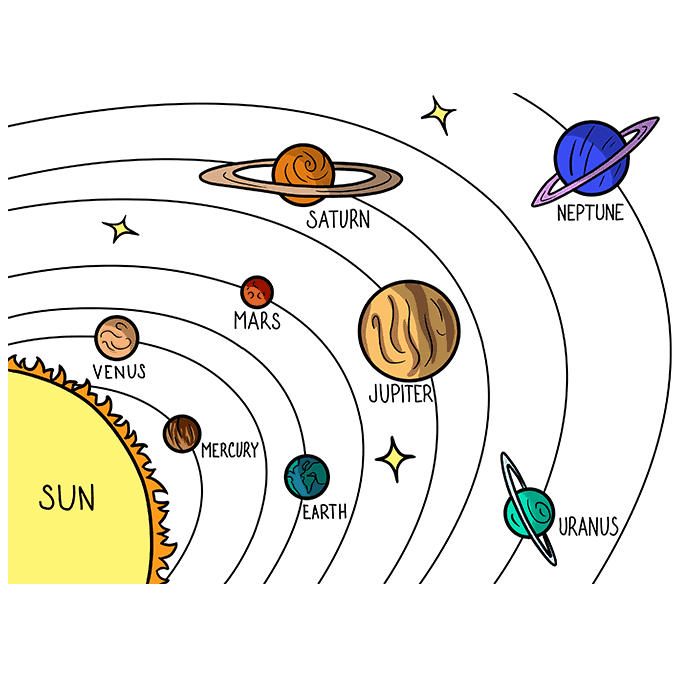 Solar System Transparent File