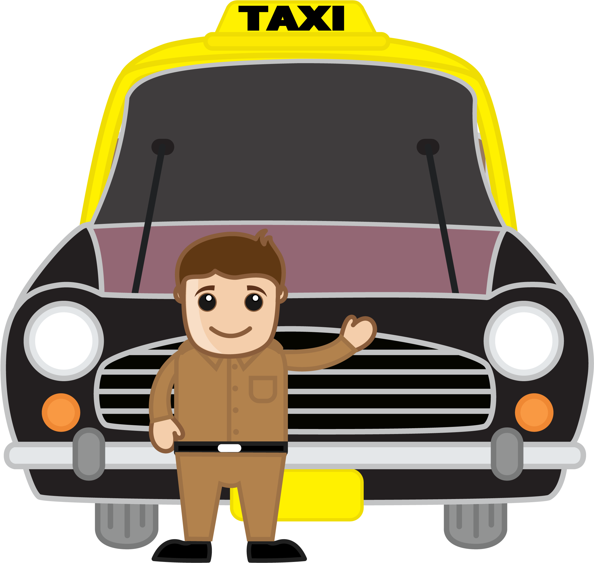 Taxi Conductor png imagen hd