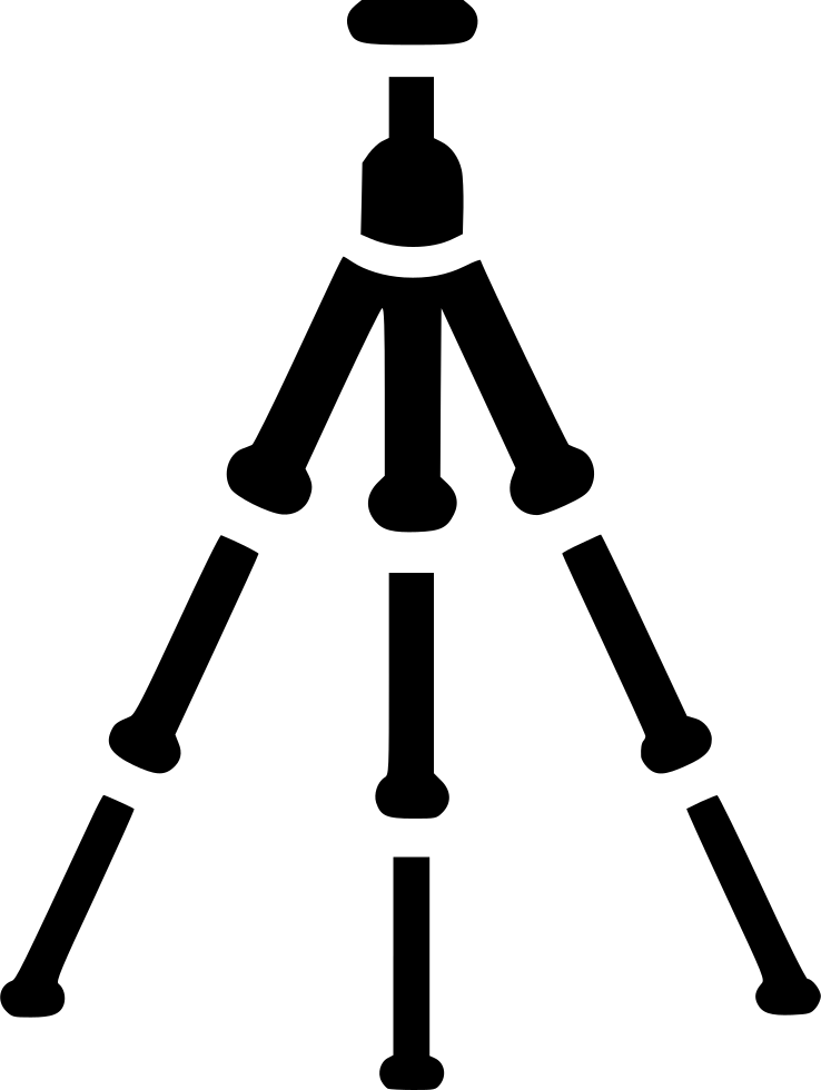 Tripod Silhouette PNG Image