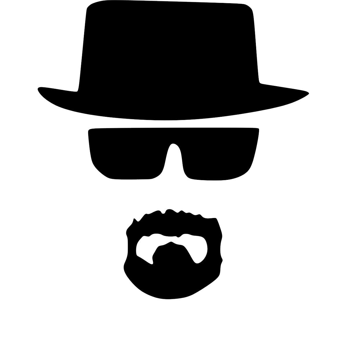 Walter White (Breaking Bad) Silhouette PNG Bild