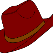 قبعة رعاة البقر الغربية ملف شفاف